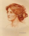 Study For Gather Ye Rosebuds While Ye May Greek female John William Waterhouse